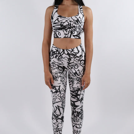 Inkrupt Graffiti Longline Sports Bra