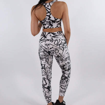 Inkrupt Graffiti Longline Sports Bra