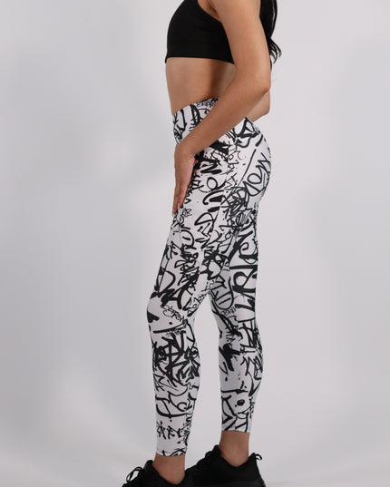 Inkrupt Graffiti High-Waisted Leggings (Pockets)