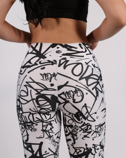 Inkrupt Graffiti High-Waisted Leggings (Pockets)