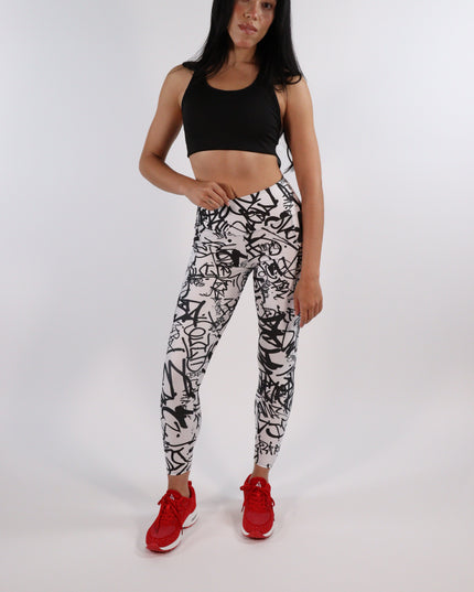 Inkrupt Graffiti High-Waisted Leggings (Pockets)