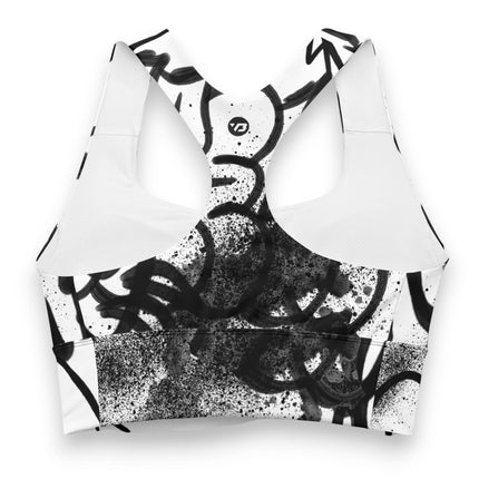 Sujetador deportivo de corte largo Urban Noir