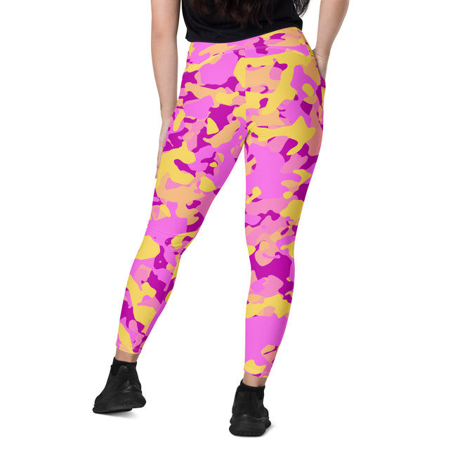 Vivid Camo High-Waist (Yoga) Leggings with Pockets