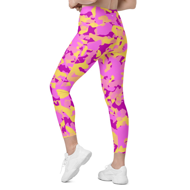 Vivid Camo High-Waist (Yoga) Leggings with Pockets