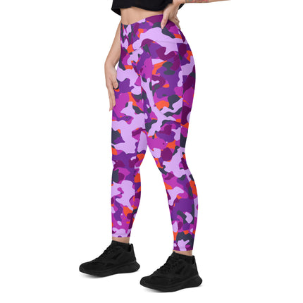 Leggings de cintura alta (yoga) con bolsillos y estampado de camuflaje intenso