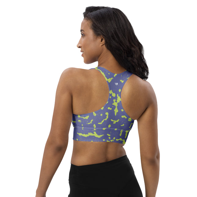 Lavender Wonder Longline Sports Bra