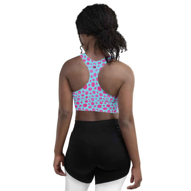 Berry Blast Longline Sports Bra