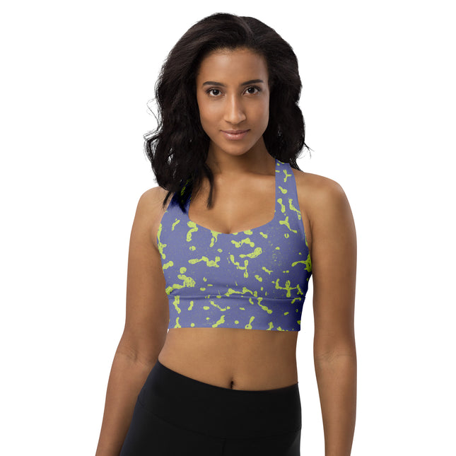 Lavender Wonder Longline Sports Bra