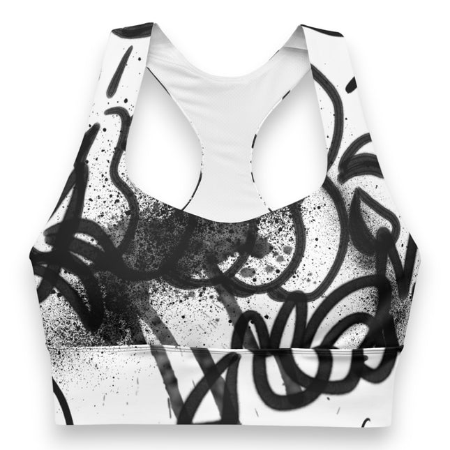 Urban Noir Longline Sports Bra