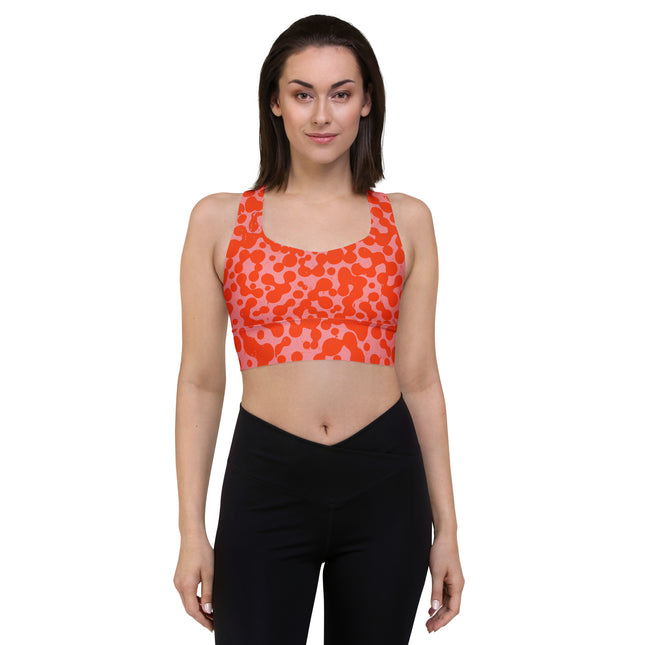 Peachy Forge Longline Sports Bra