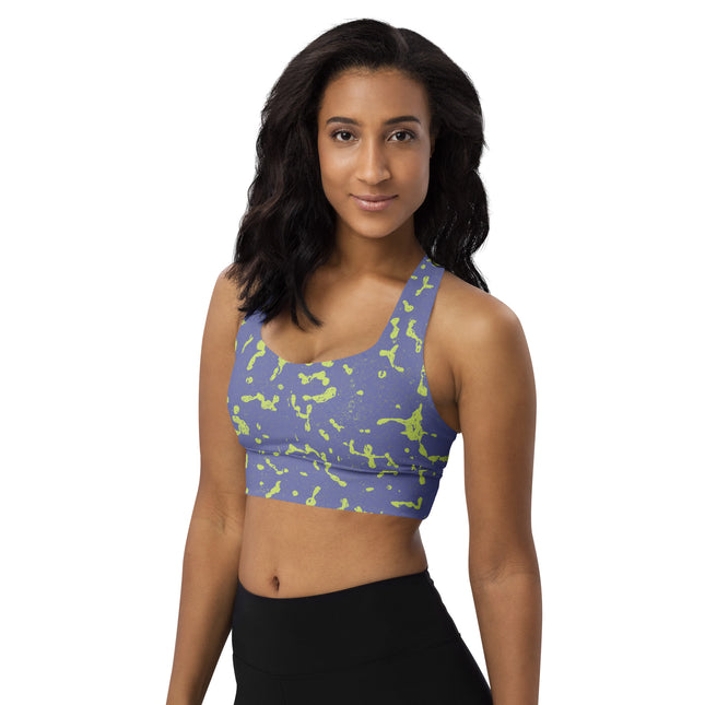 Lavender Wonder Longline Sports Bra