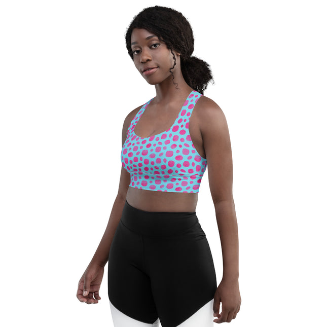 Berry Blast Longline Sports Bra