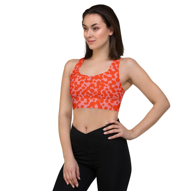 Peachy Forge Longline Sports Bra