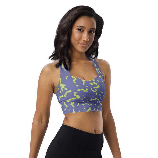 Lavender Wonder Longline Sports Bra