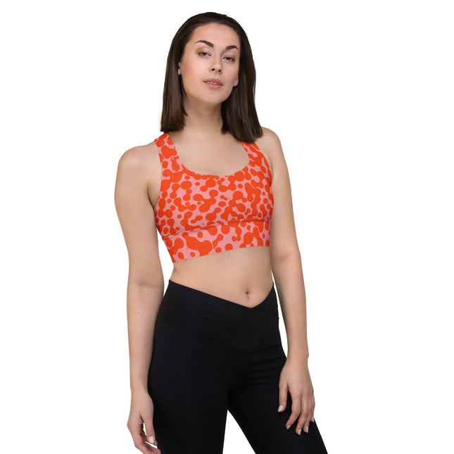 Peachy Forge Longline Sports Bra