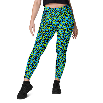 LEGGINGS DE CINTURA ALTA LEOPARDO NEON LAGOON (Bolsillos)