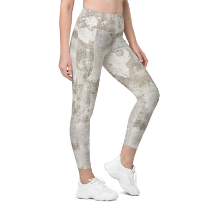 LEGGINGS DE CINTURA ALTA STONE GRUNGE (BOLSILLOS)