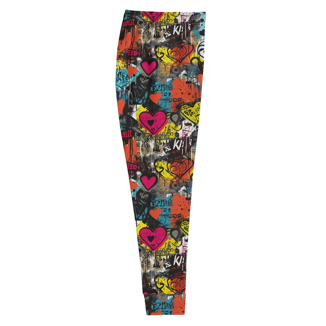 Pantalones deportivos con grafiti para mujer