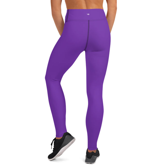 Leggings de cintura alta (yoga) Grape