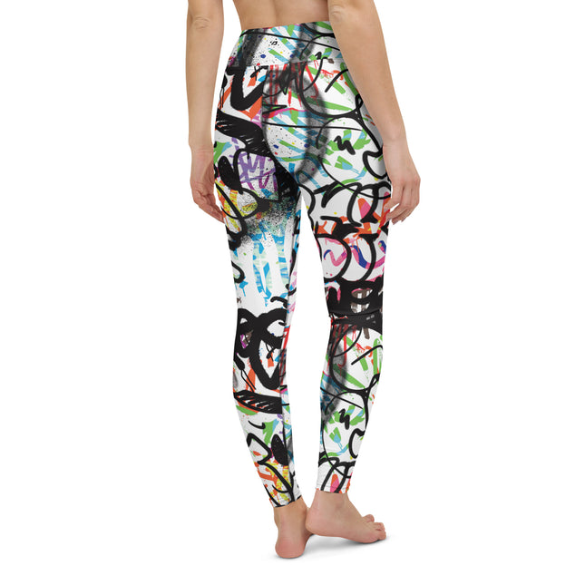 Chroma Fusion Graffiti High-Waisted Leggings