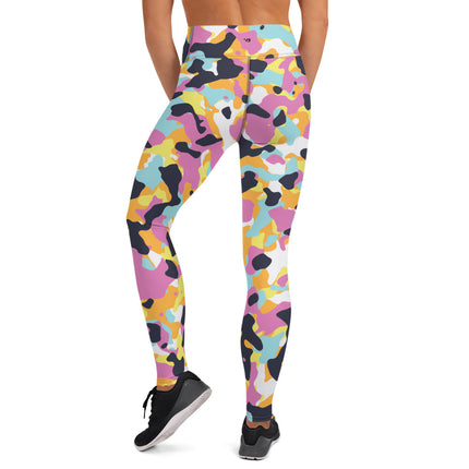 Leggings de cintura alta con estampado de camuflaje Sunset Mirage