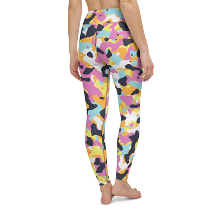 Leggings de cintura alta con estampado de camuflaje Sunset Mirage