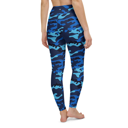 Midnight Marine Sport Camo High-Waisted Leggings