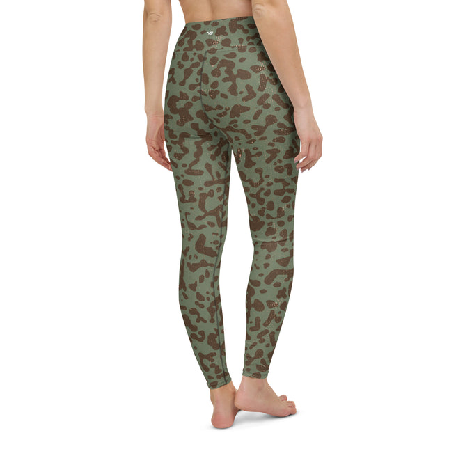 Woodland Abstract High-Waisted Leggings