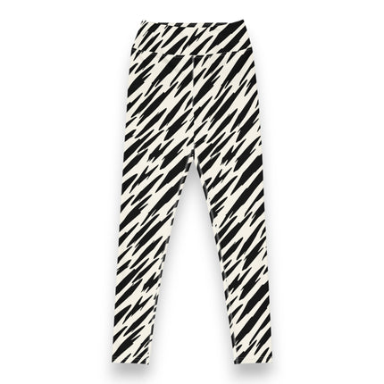 Leggings de cintura alta con rayas de tigre negro