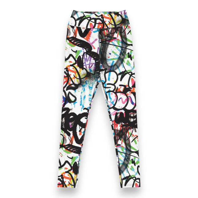 Chroma Fusion Graffiti High-Waisted Leggings