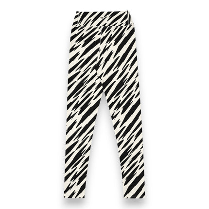 Leggings de cintura alta con rayas de tigre negro