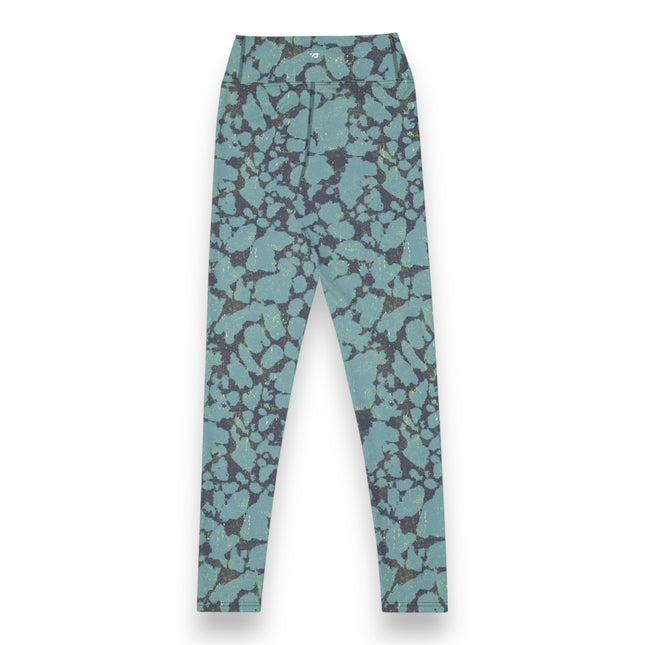 Cyan Topaz High-Waisted Leggings