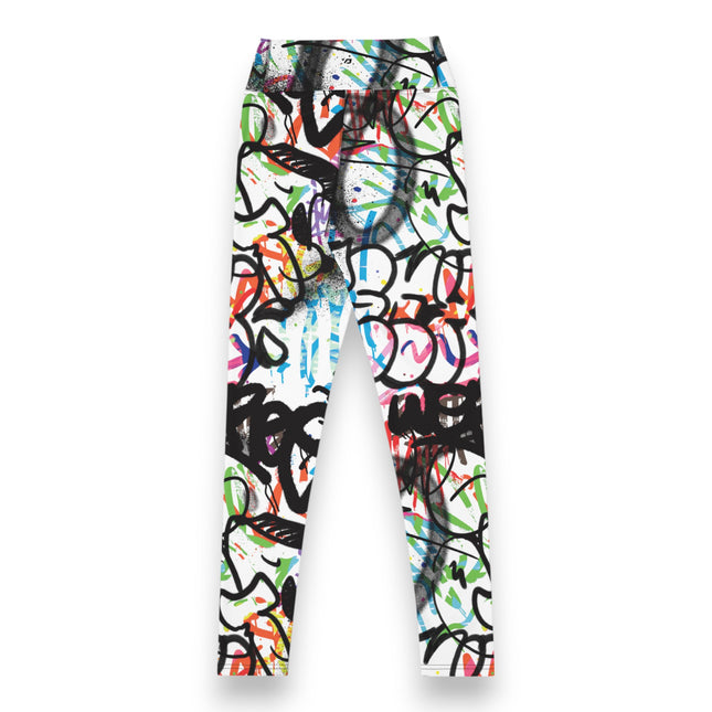 Chroma Fusion Graffiti High-Waisted Leggings