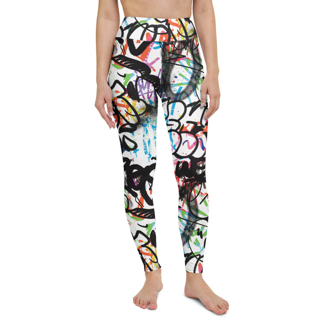 Chroma Fusion Graffiti High-Waisted Leggings