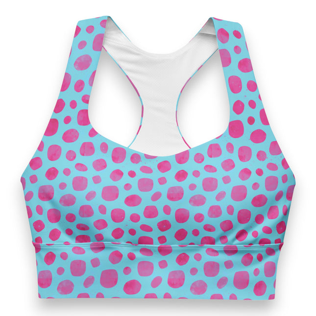 Berry Blast Longline Sports Bra