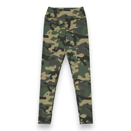 Jungle Jade Sport Camo High-Waisted Leggings