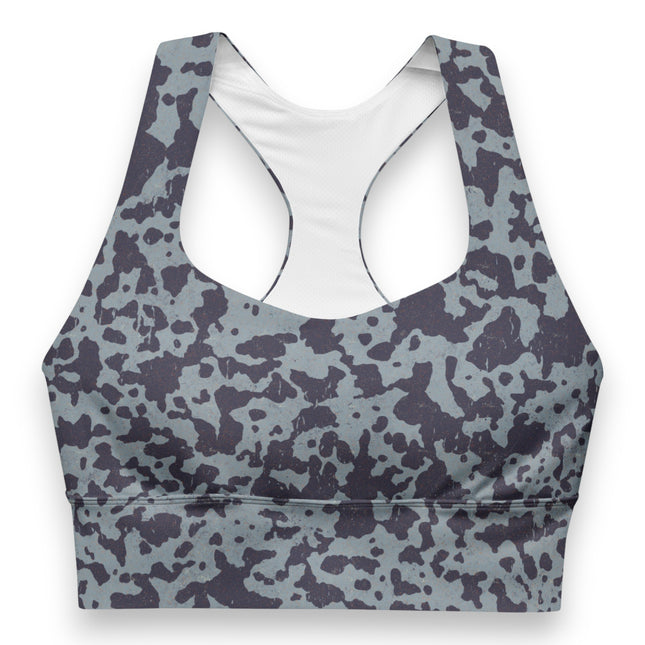 Etched Obsidian Longline Sports Bra