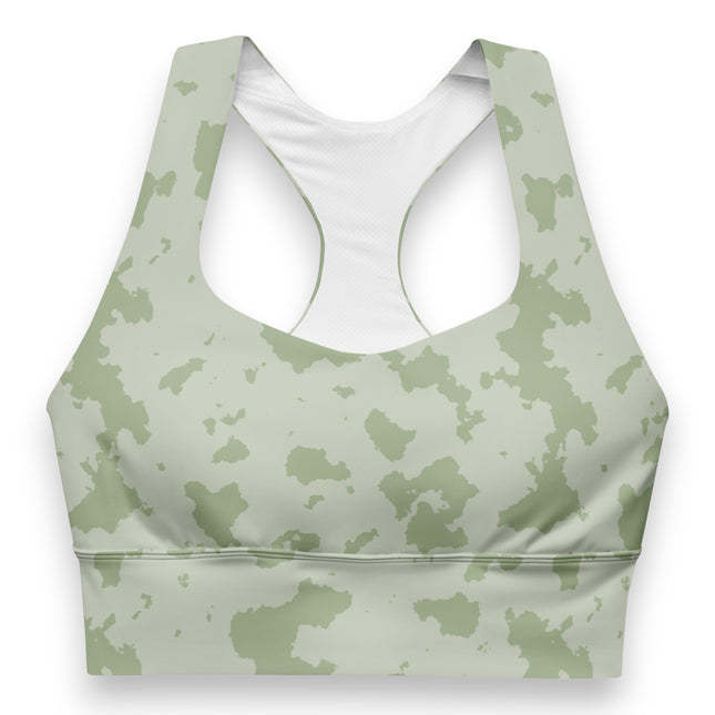 Jade Grunge Longline Sports Bra