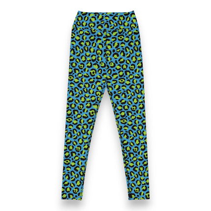 Leggings de cintura alta con estampado de leopardo de Neon Lagoon