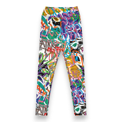 Leggings de cintura alta con grafiti de Kaleido