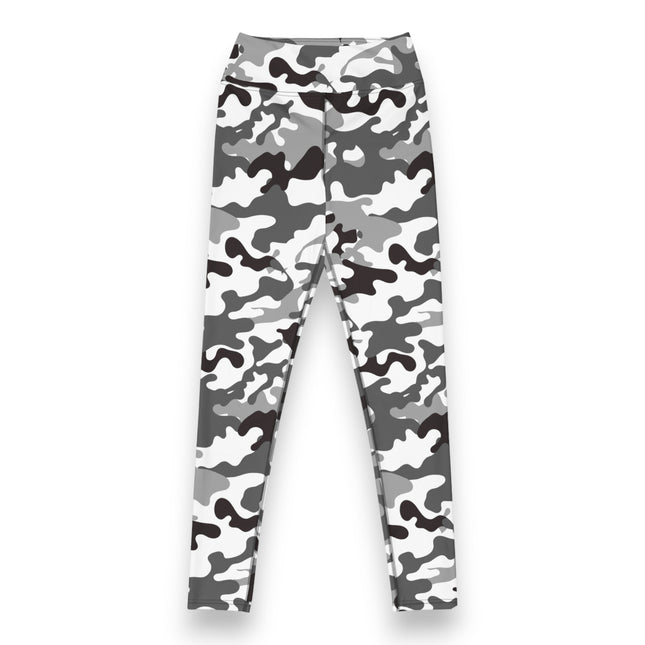 Snow White Sport Camo High-Waisted Leggings