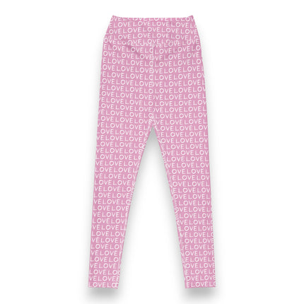 Leggings de cintura alta Pink Love