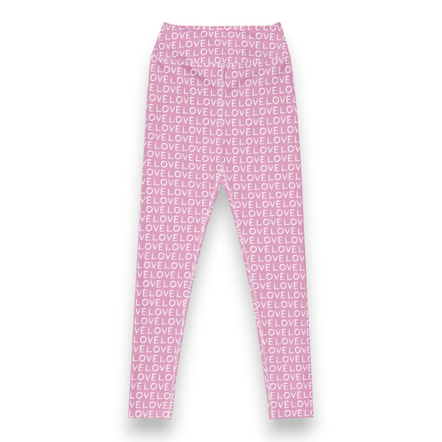 Leggings de cintura alta Pink Love