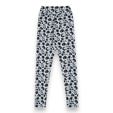 Snow Bloom Leopard High-Waisted Leggings