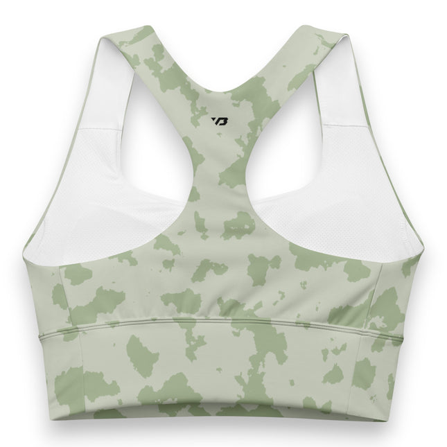 Jade Grunge Longline Sports Bra