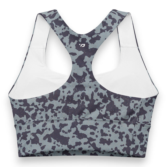 Etched Obsidian Longline Sports Bra