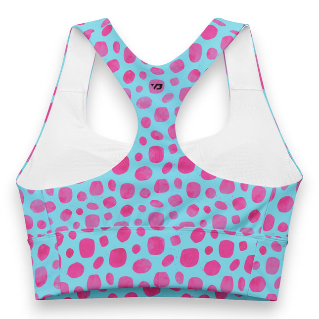 Berry Blast Longline Sports Bra