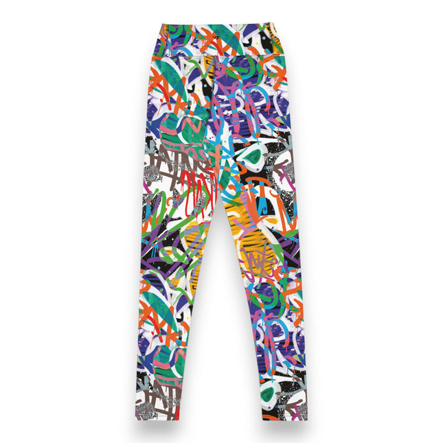 Kaleido Graffiti High-Waisted Leggings