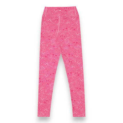 Leggings de cintura alta de la tribu Pink Magenta