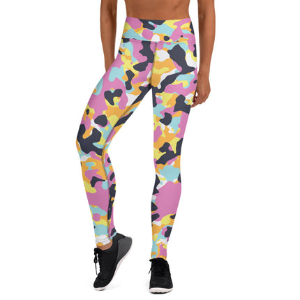 Leggings de cintura alta con estampado de camuflaje Sunset Mirage